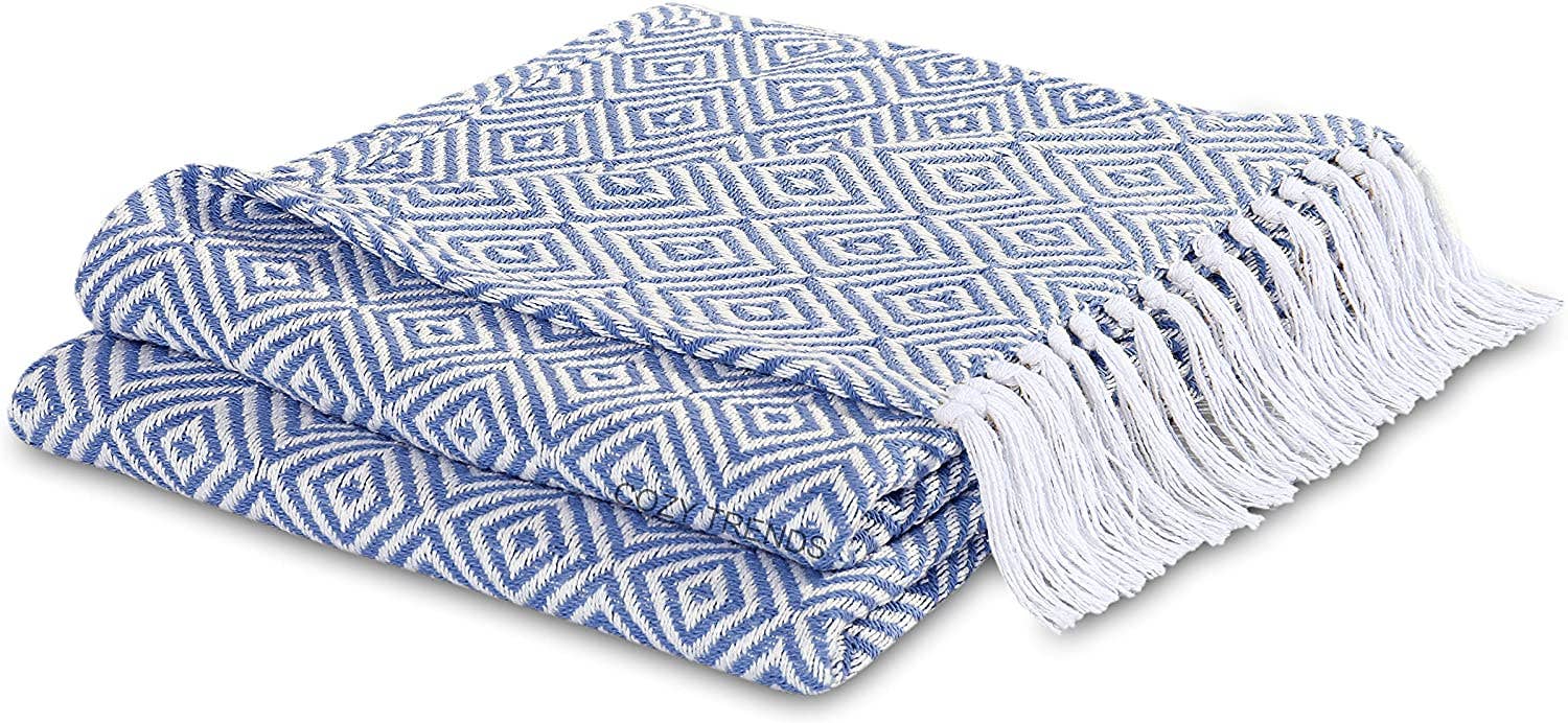 Soft Hand-woven Throw Blanket