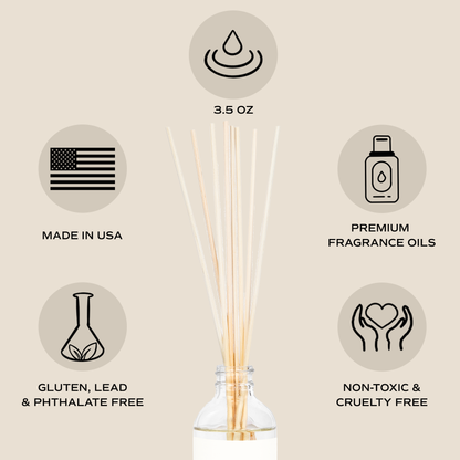 Sandalwood Rose Reed Diffuser - Gifts &amp; Home Decor