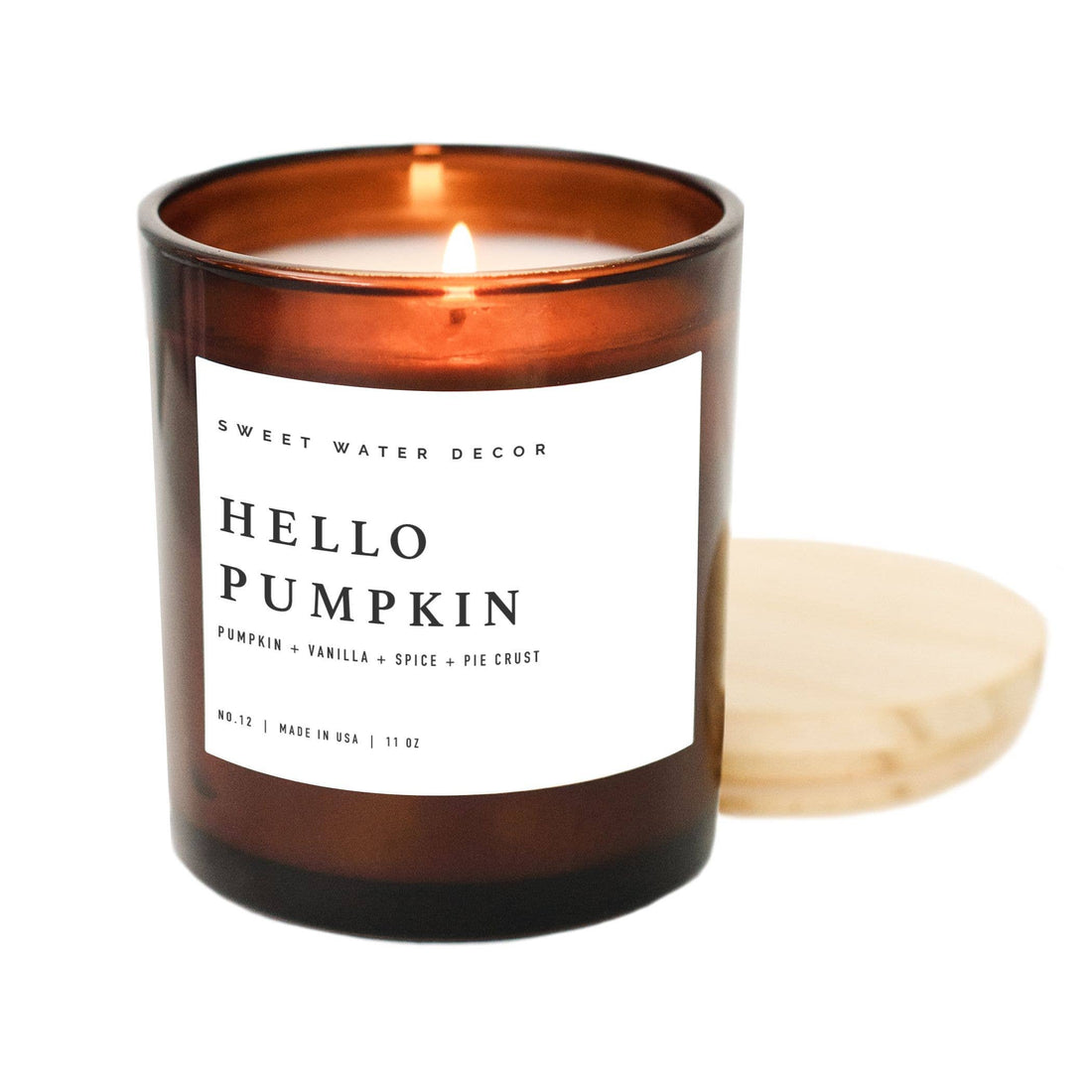 Hello Pumpkin 11 oz Soy Candle - Fall Home Decor &amp; Gifts