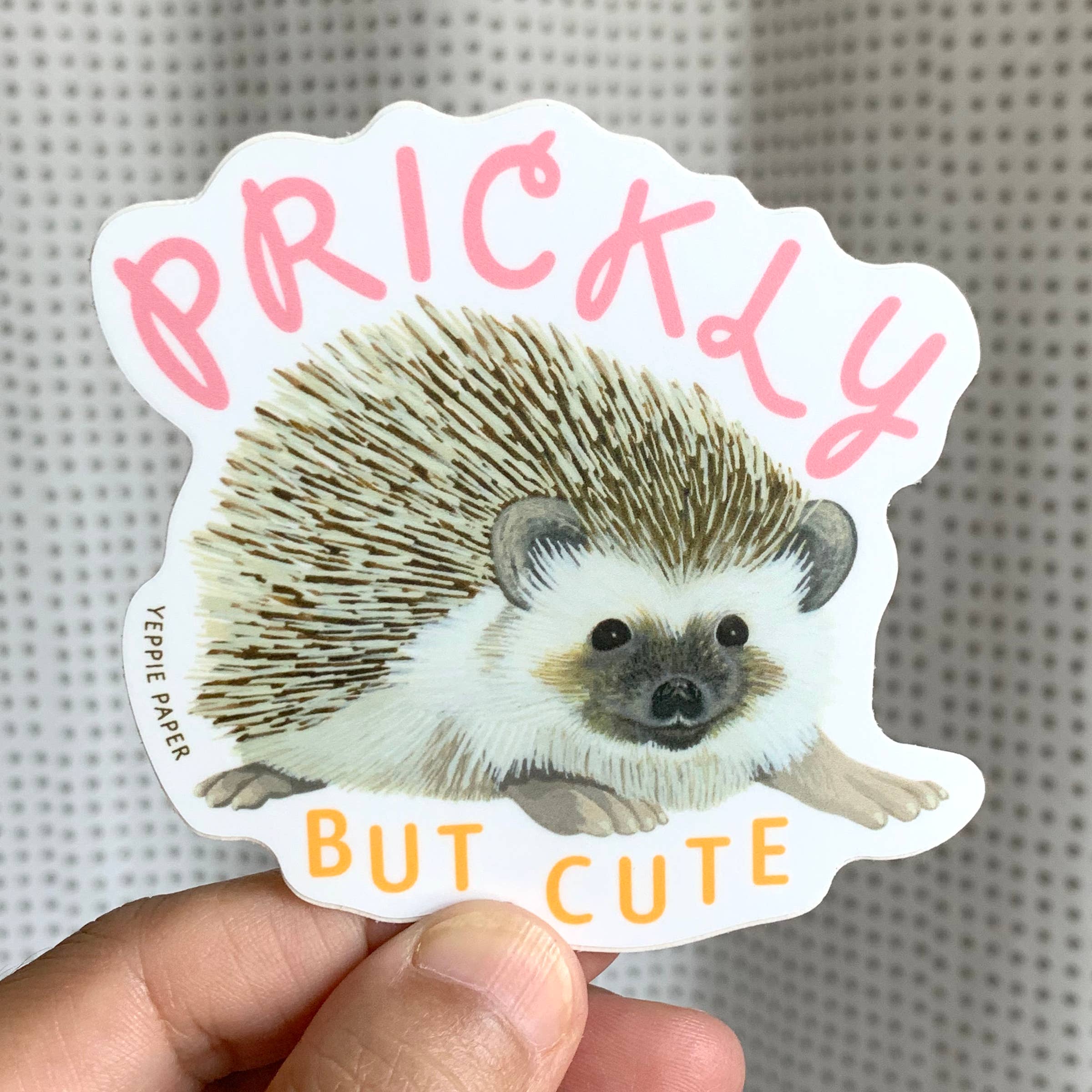 Prickly Hedgehog Sticker