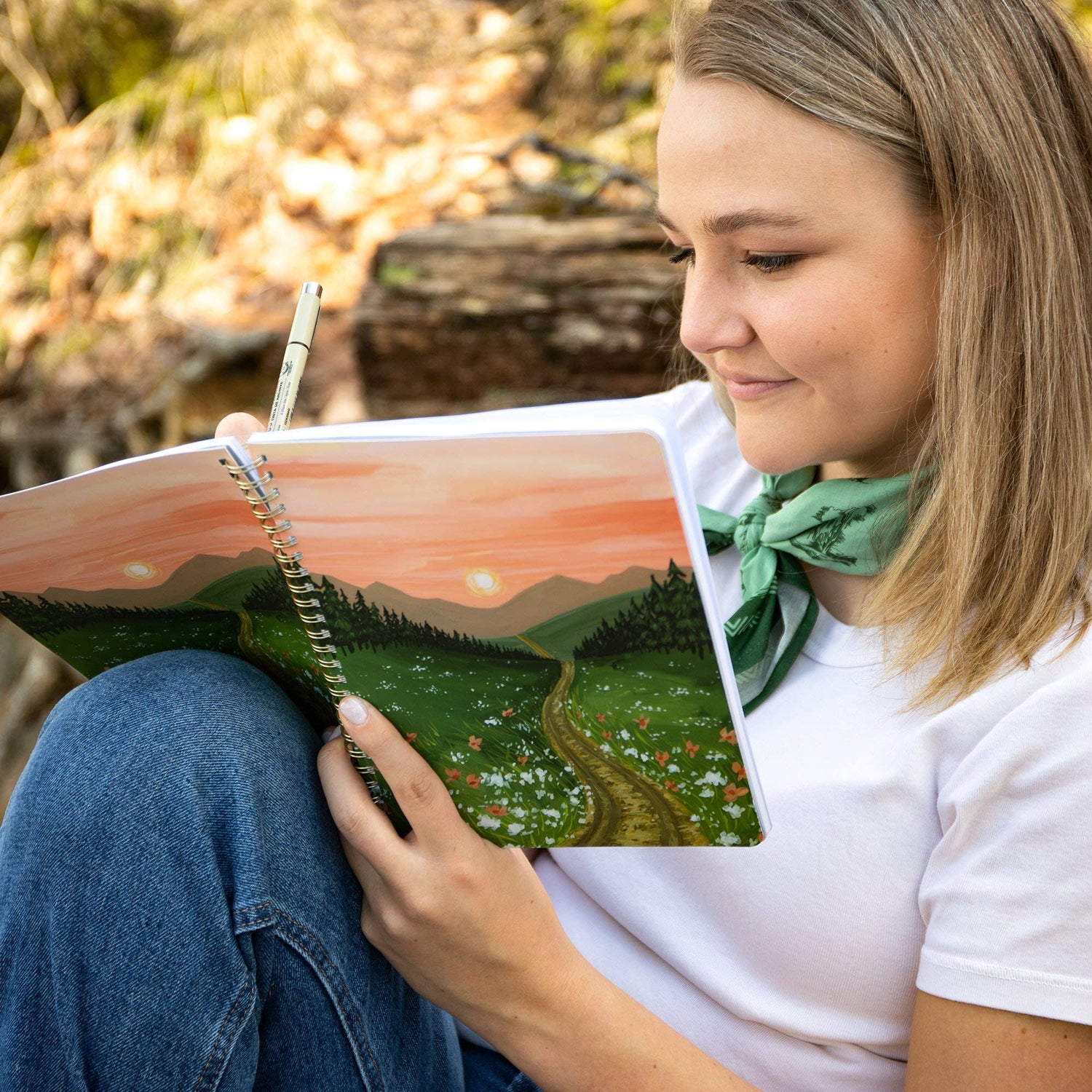 Alpine Summer Spiral Notebook