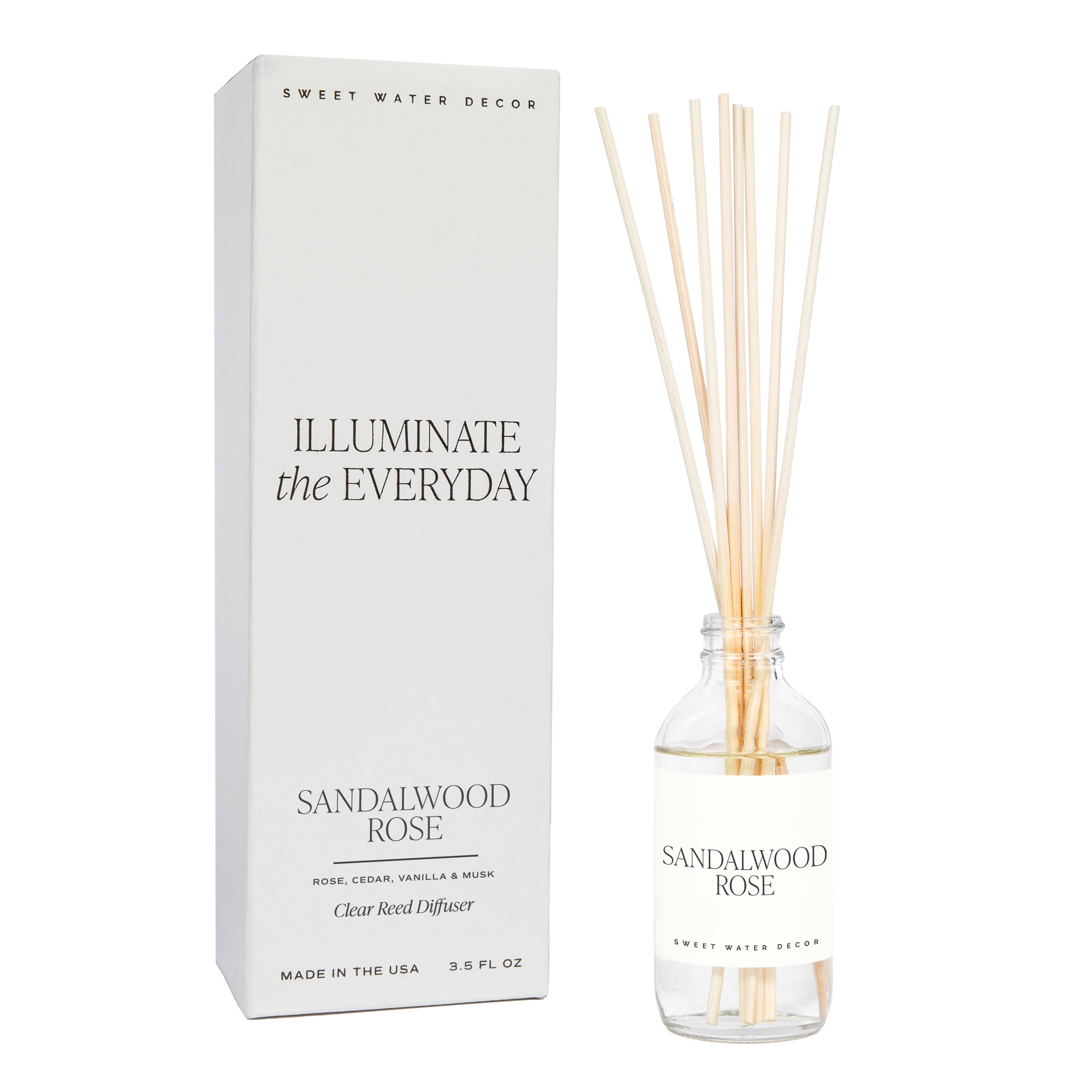 Sandalwood Rose Reed Diffuser - Gifts &amp; Home Decor