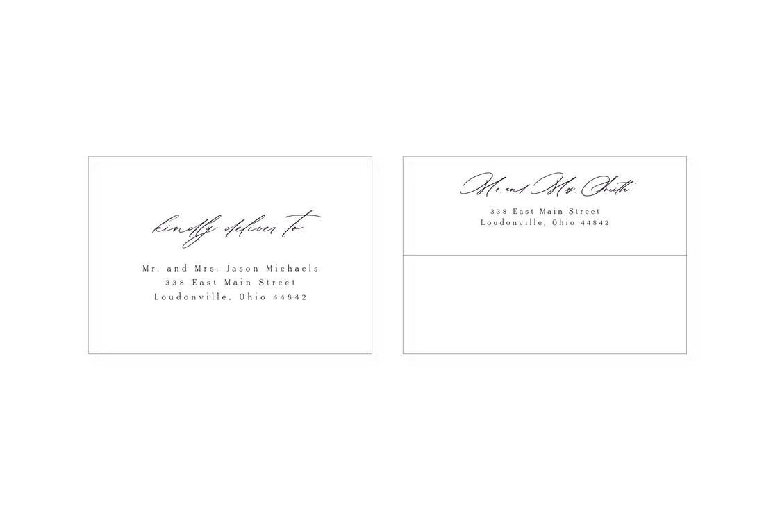 Moody White Floral Seal &amp; Send Invitation