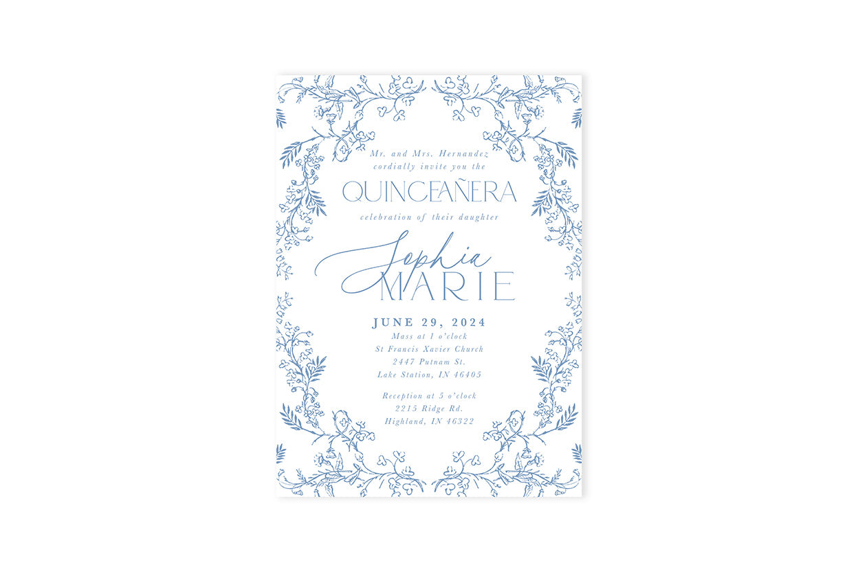 Vintage Chinoiserie Quinceañera