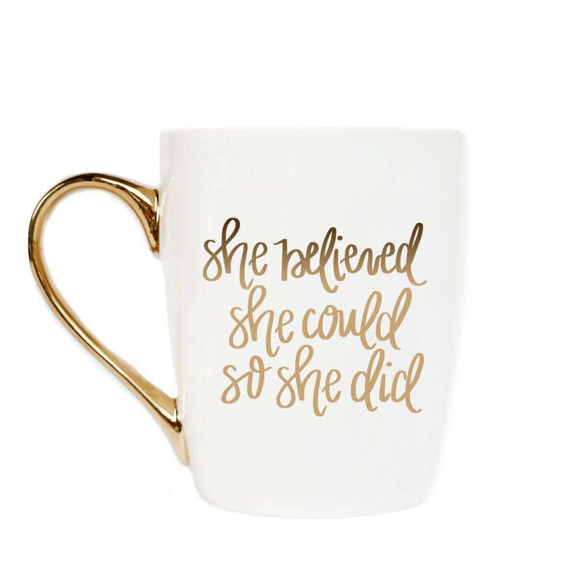 She Believed She Could Coffee Mug - Home Decor &amp; Gifts