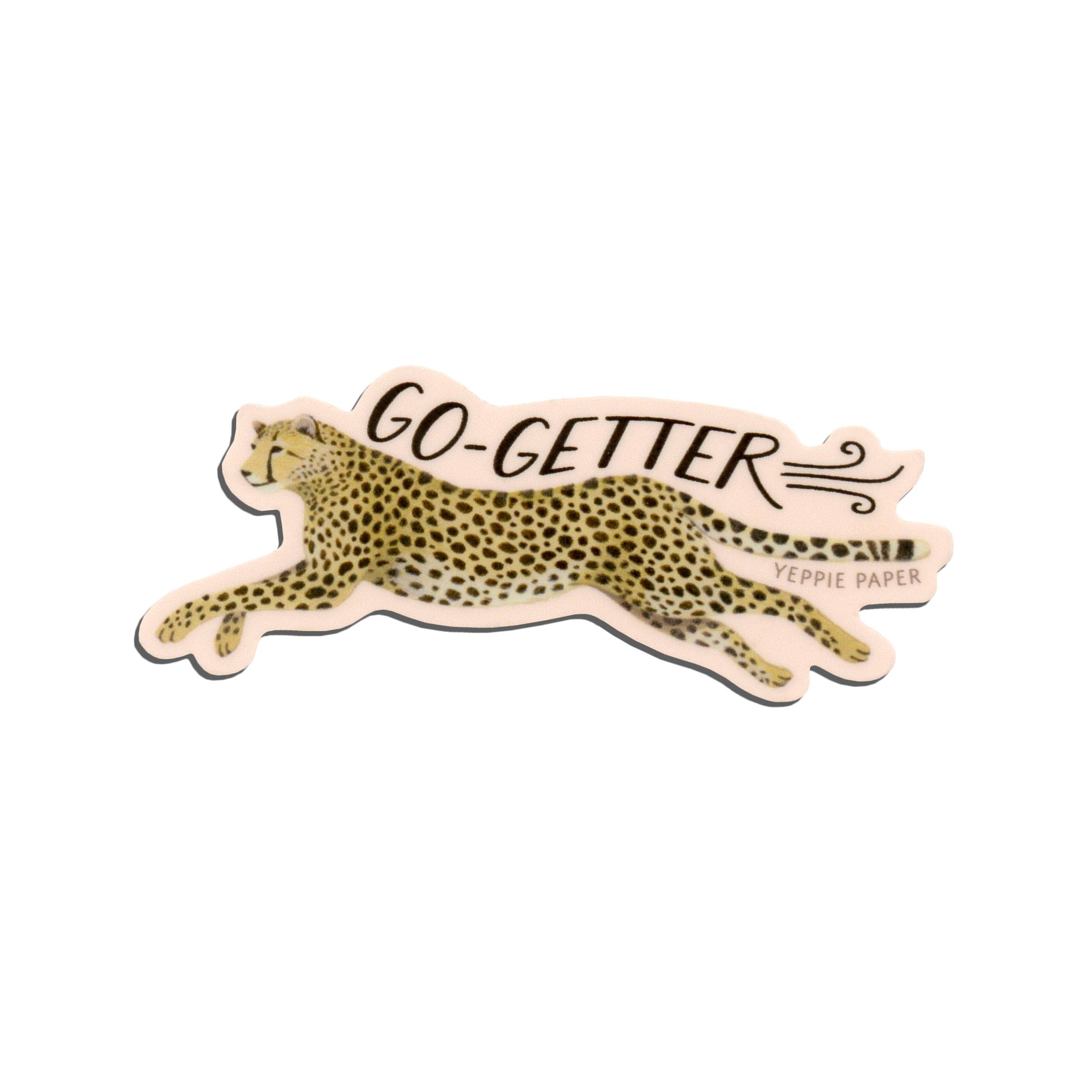 Go-Getter Running Cheetah Sticker