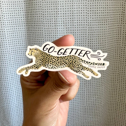 Go-Getter Running Cheetah Sticker