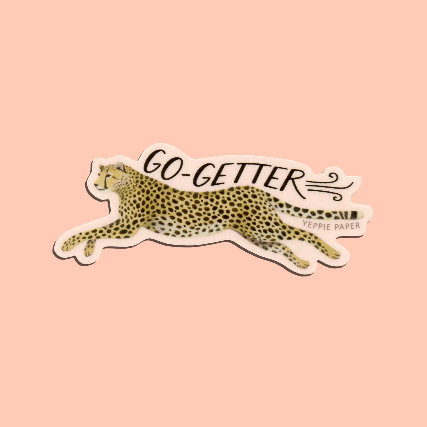 Go-Getter Running Cheetah Sticker