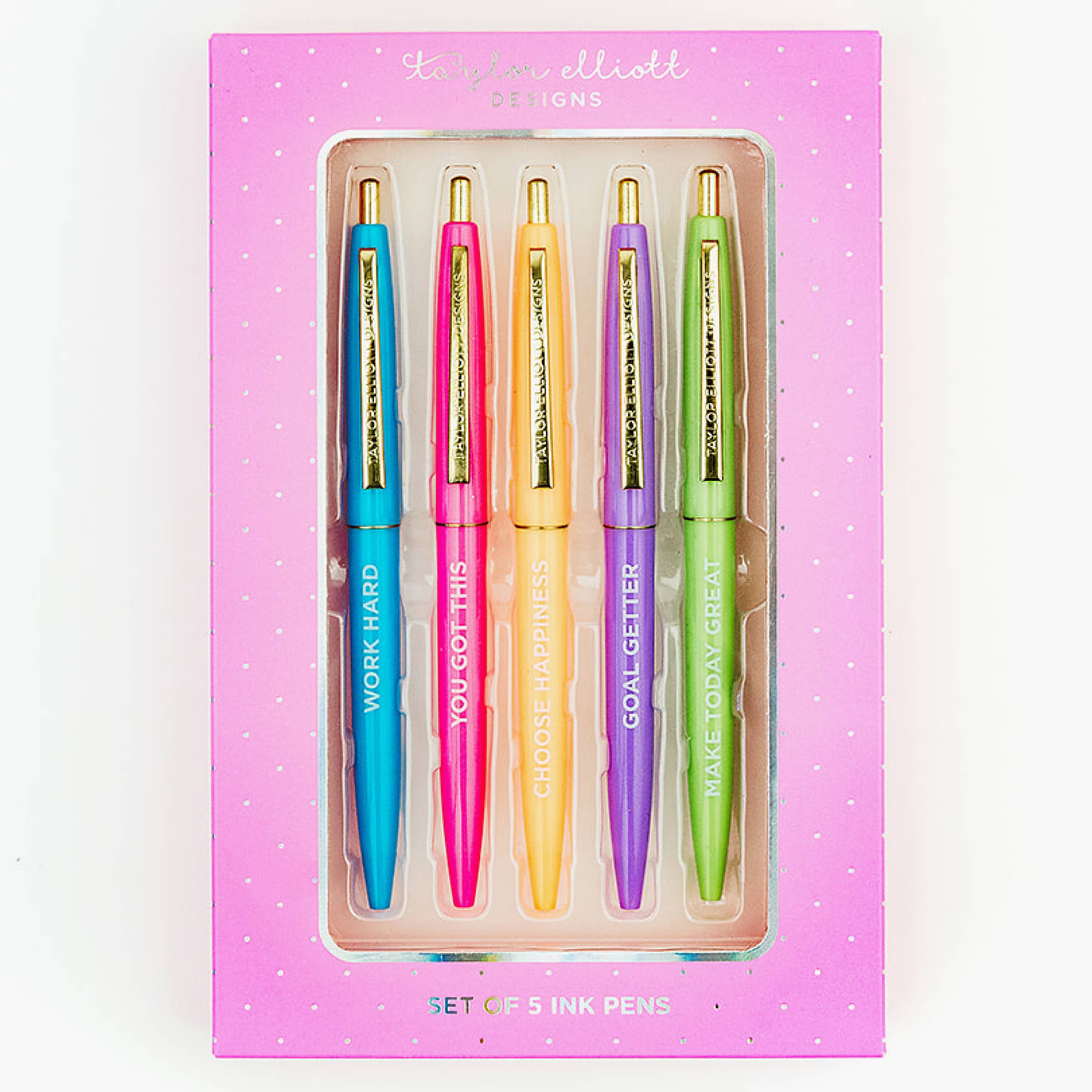 Motivational Pen Set in Gift Box – Truly Inspired Paper Co.