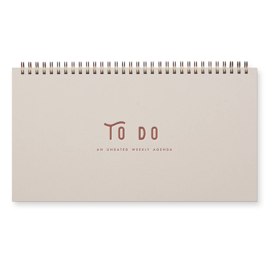 To Do Simple Undated Weekly Planner