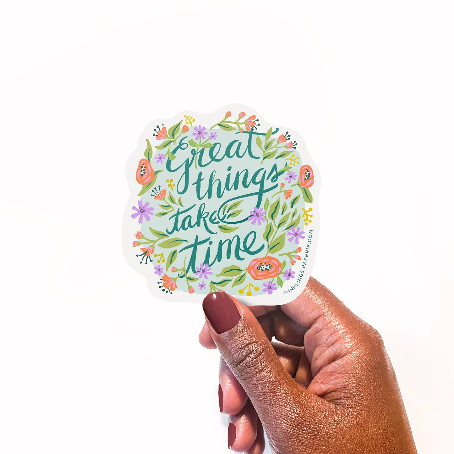 Vinyl Sticker - Great Things Take Time