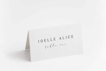 Joelle Place Card